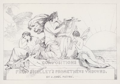 Prométhée délivré de Shelley - Joseph Noel after Paton